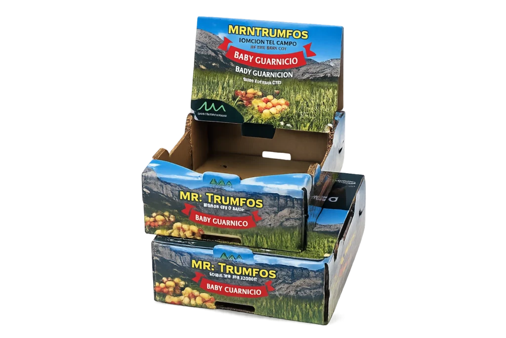 Cartelera para cajas 5 kg